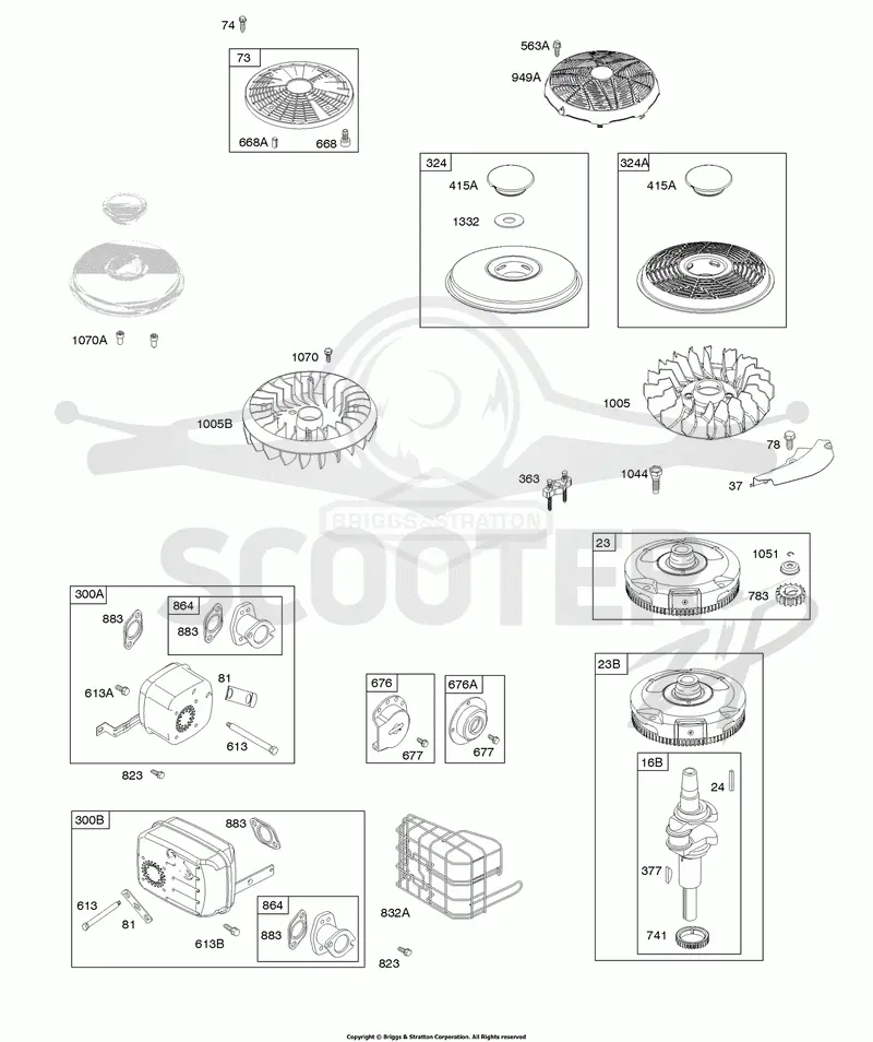 EXHAUST SYSTEM, FLYWHEEL