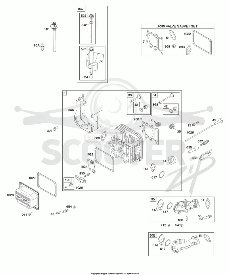 CYLINDER HEAD, GASKET SET - VALVE, VALVES