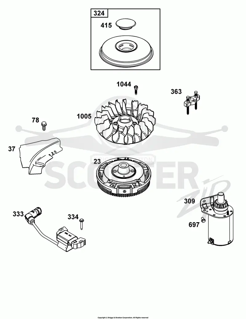 Flywheel, Ignition, and Starter Group