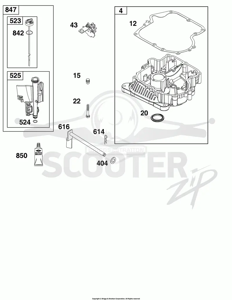 Crankcase Cover/Sump and Lubrication Group