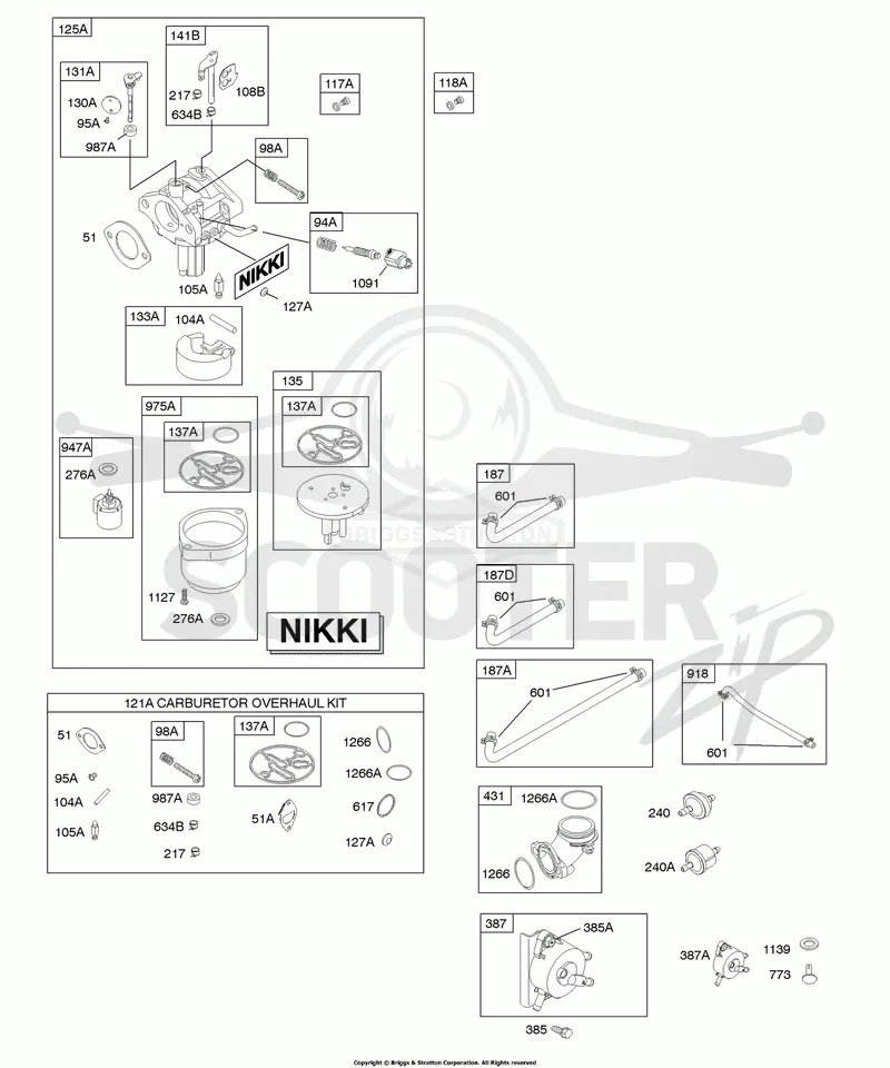 Carburetor, Fuel Supply, Kit - Carburetor Overhaul