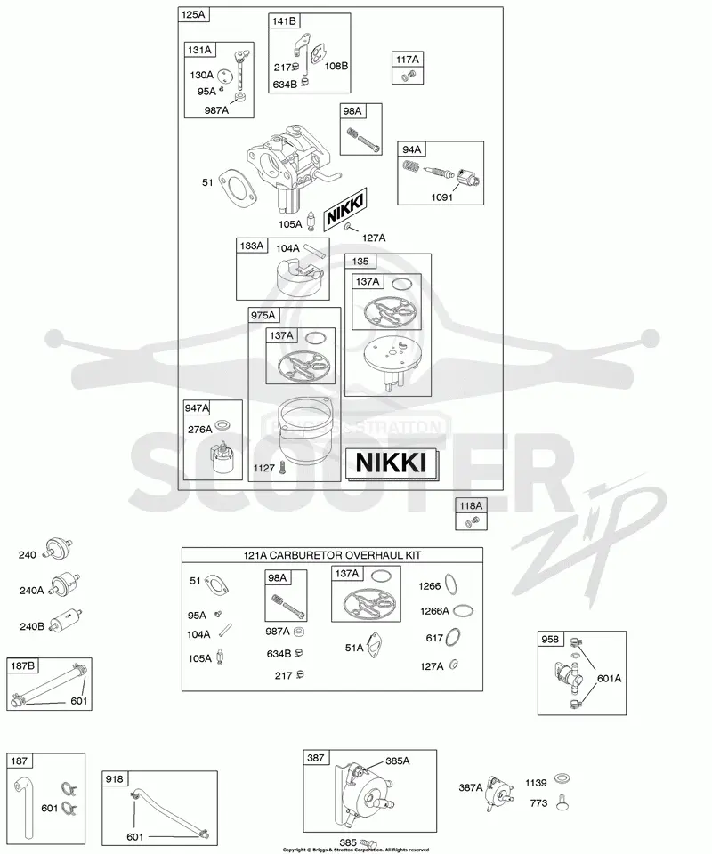 Carburetor, Fuel Supply, Kit - Carburetor Overhaul