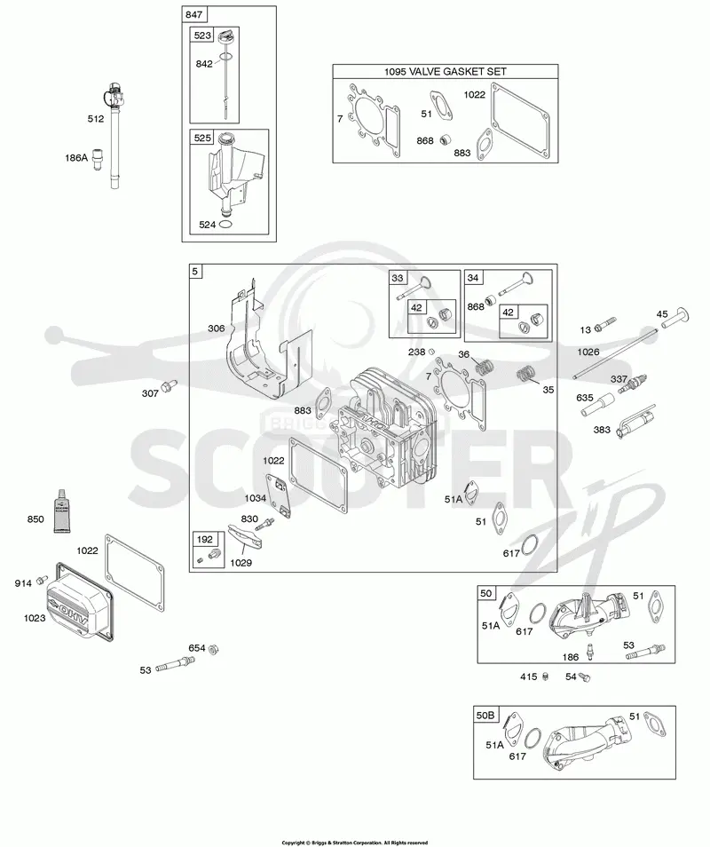 Cylinder Head, Gasket Set-Valve, Intake Manifold, Valves