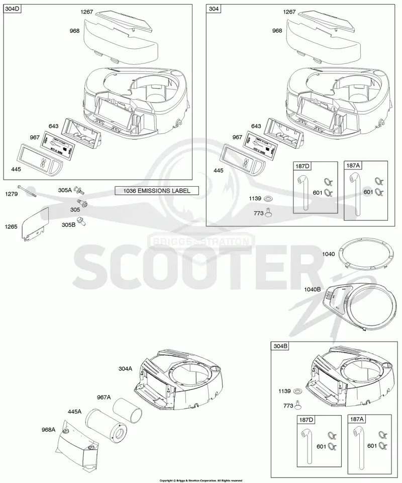 Air Cleaner, Blower Housing