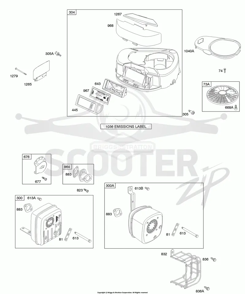 Air Cleaner, Blower Housing
