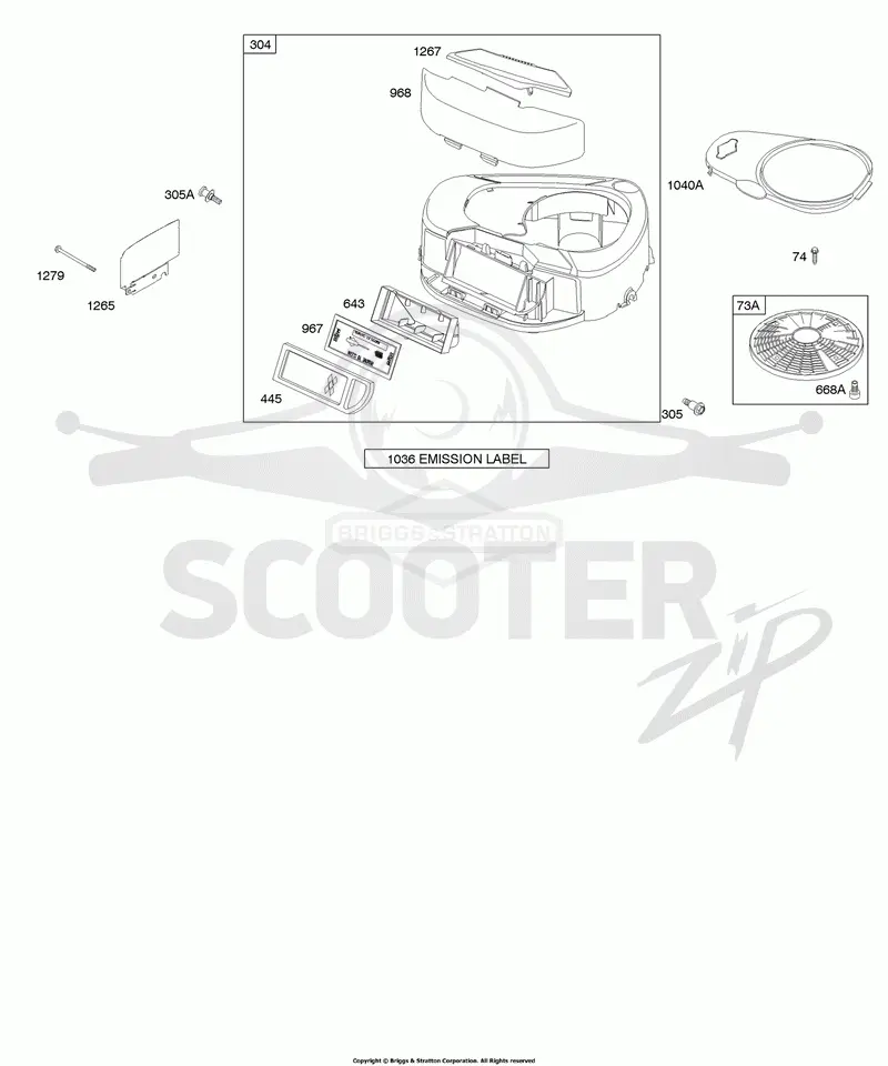 AIR CLEANER, BLOWER HOUSING