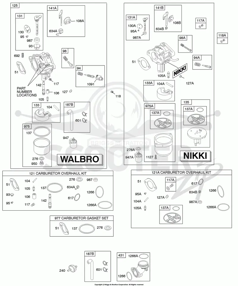 CARBURETOR, FUEL SUPPLY, KIT - CARBURETOR OVERHAUL