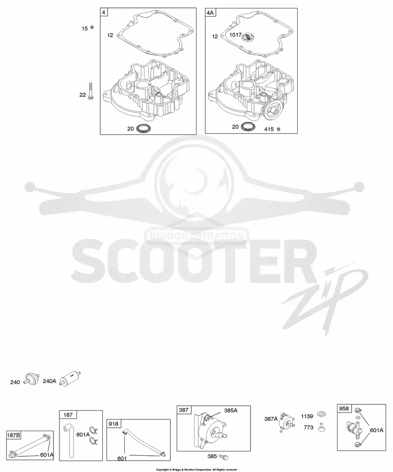 Engine Sump, Fuel Supply