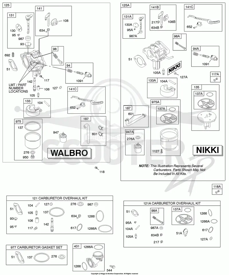 Carburetor, Kit - Carburetor Overhaul