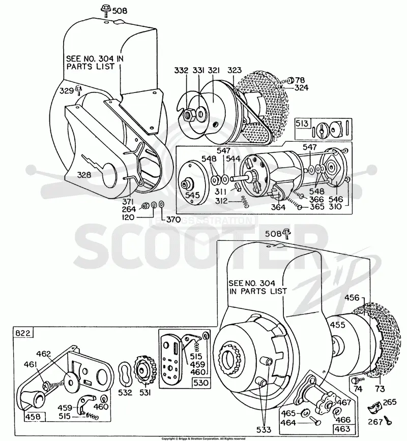 Blower Hsgs,Rewind Starters