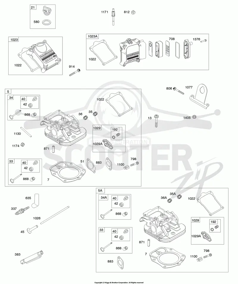 Cylinder Heads, Rocker Covers