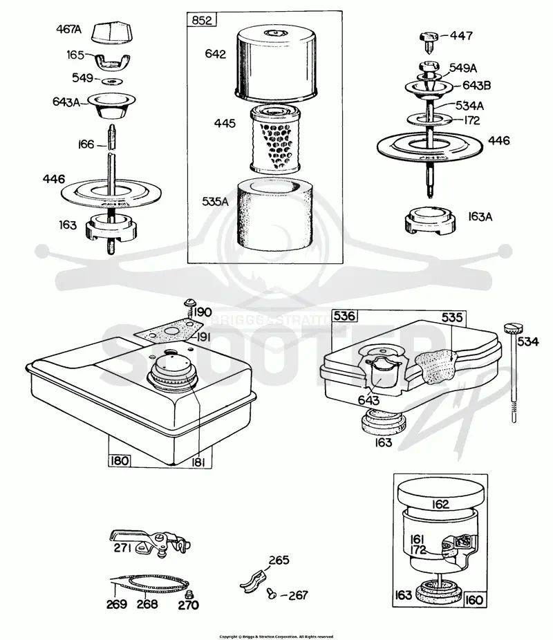 Air Cleaner Grp, Fuel Grp