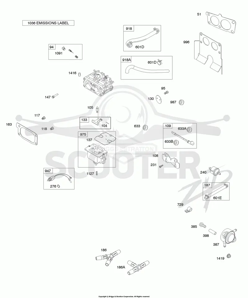 Carburetor, Fuel Supply
