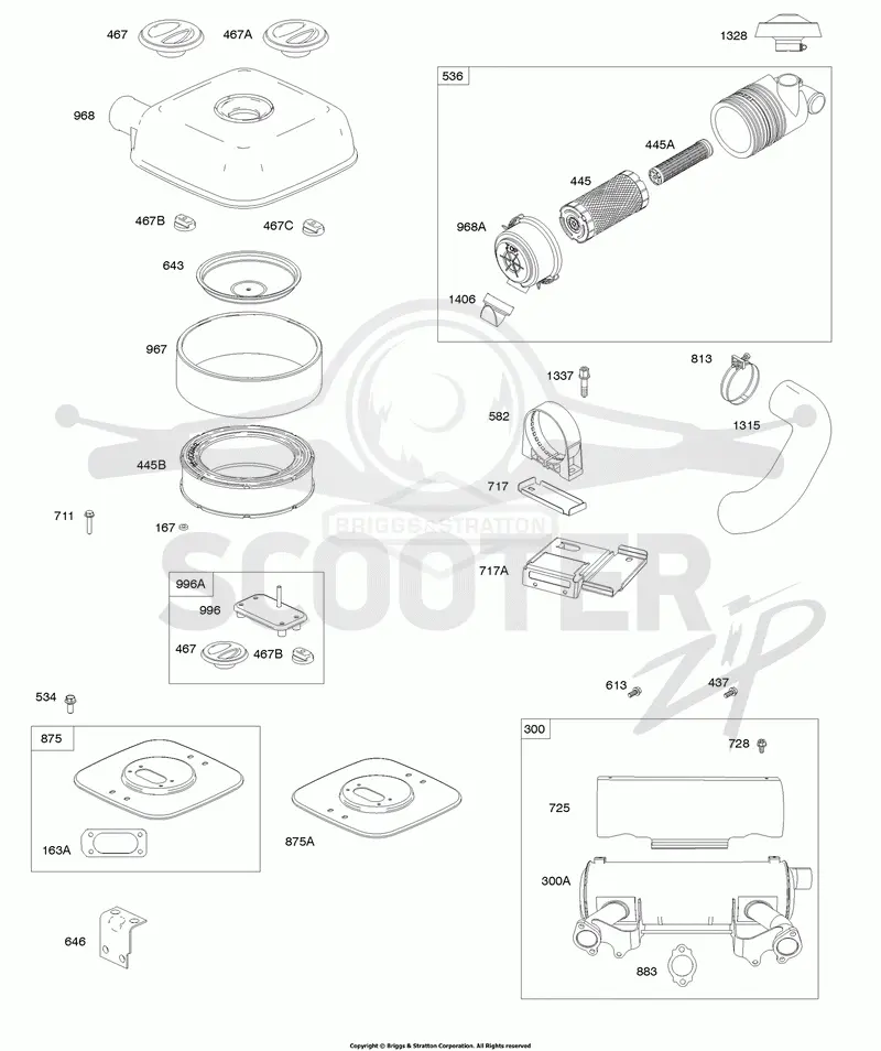Air Cleaners, Muffler
