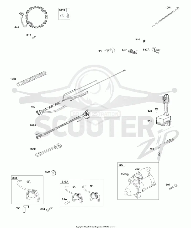 Alternator, Regulator, Armatures, Electric Starter