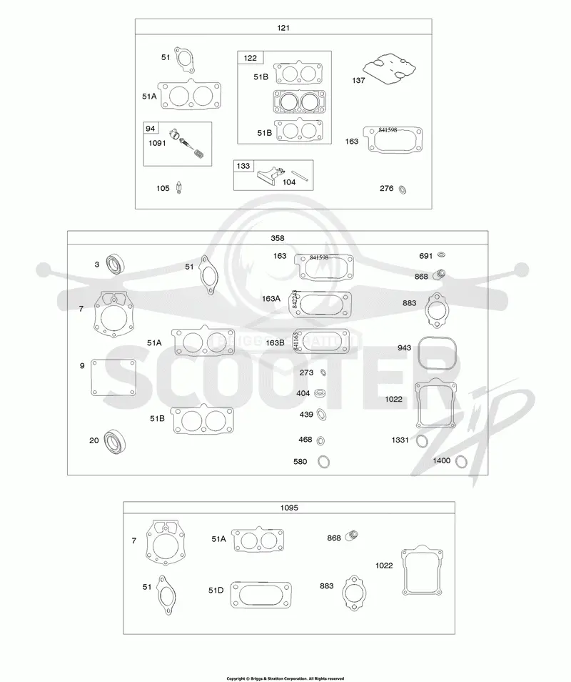 Carburetor Overhaul Kit, Engine/Valve Gasket Sets