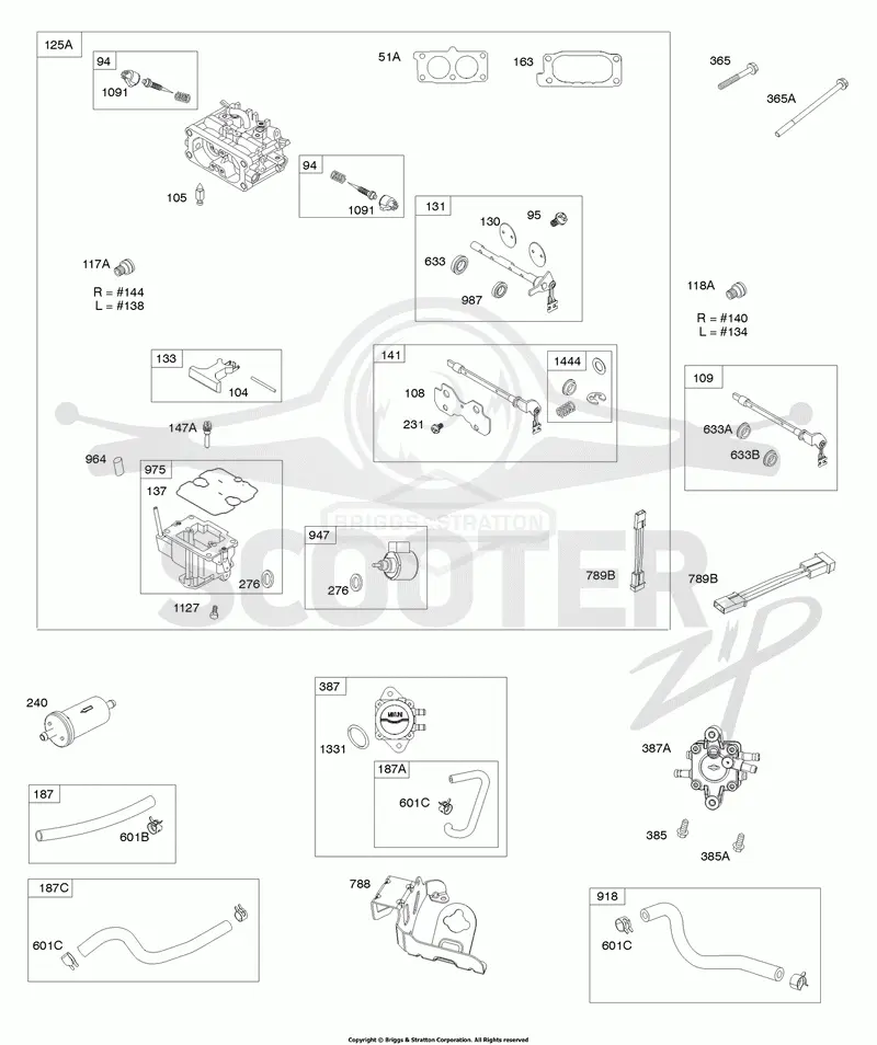 Carburetor, Fuel Supply