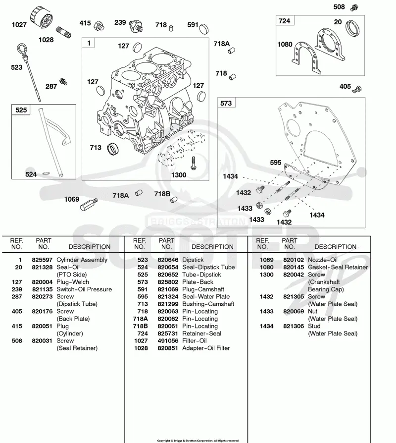 Cylinder, Back Plate