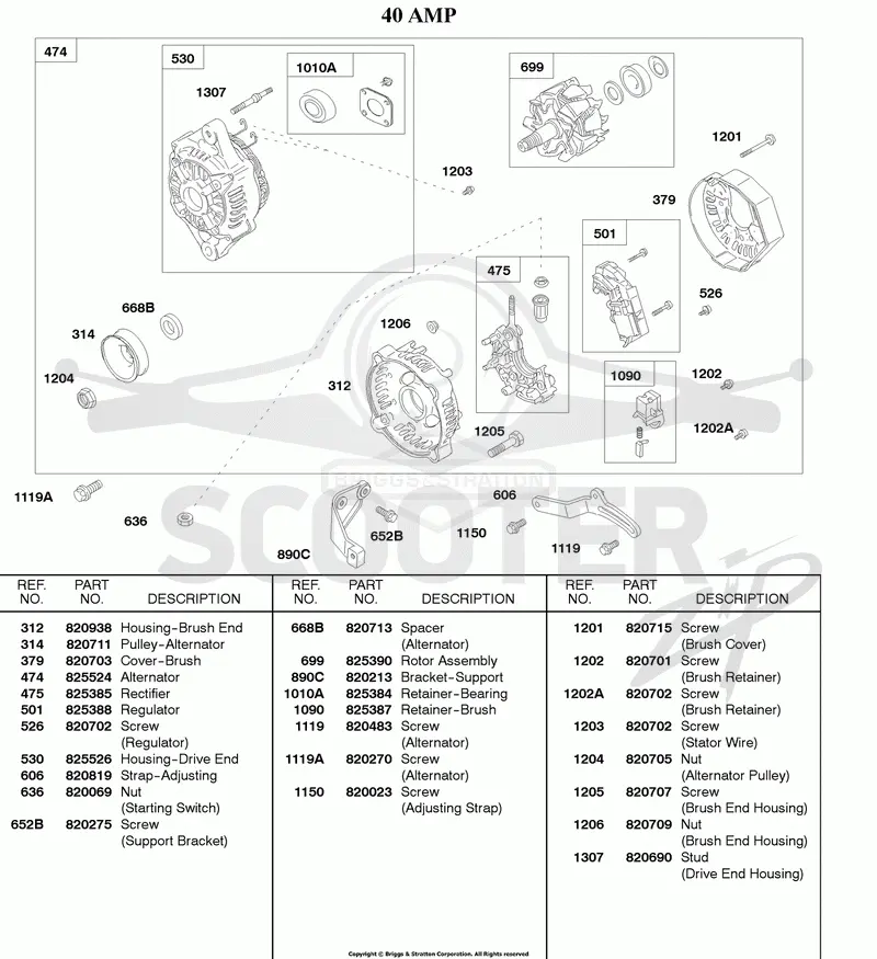 40 AMP Alternator
