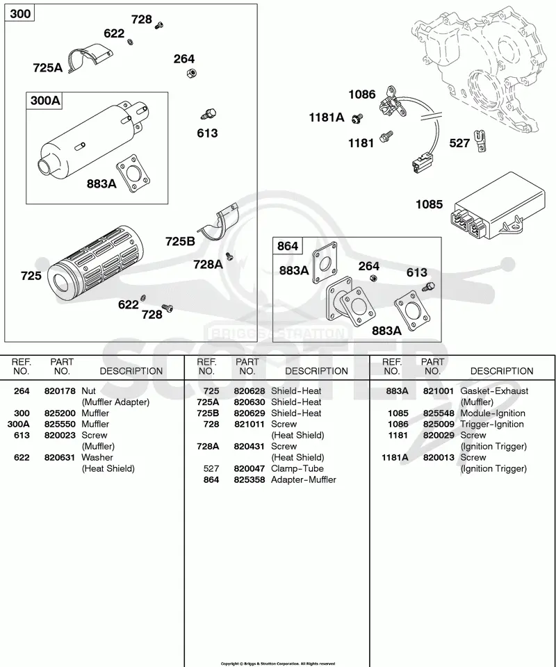 Muffler, Ignition Module