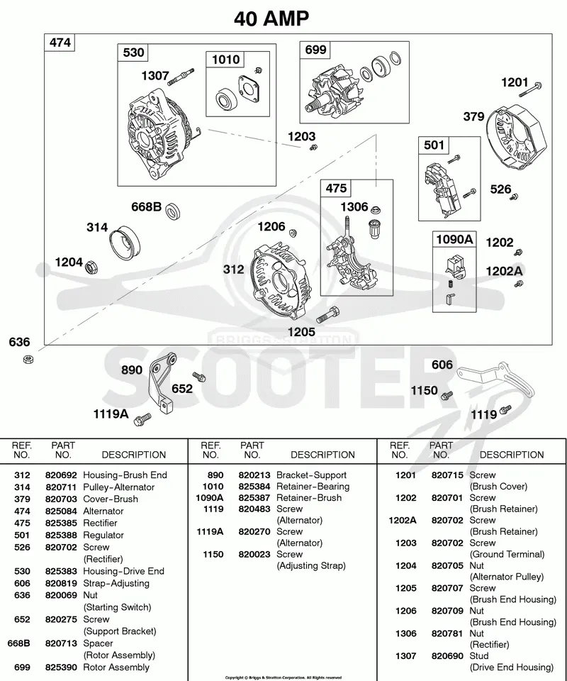 Alternator-40 AMP