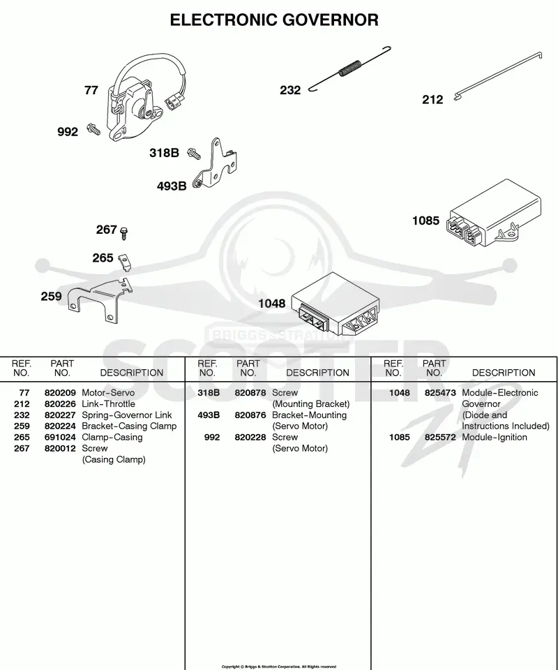 Servo, Modules, Spring, Link