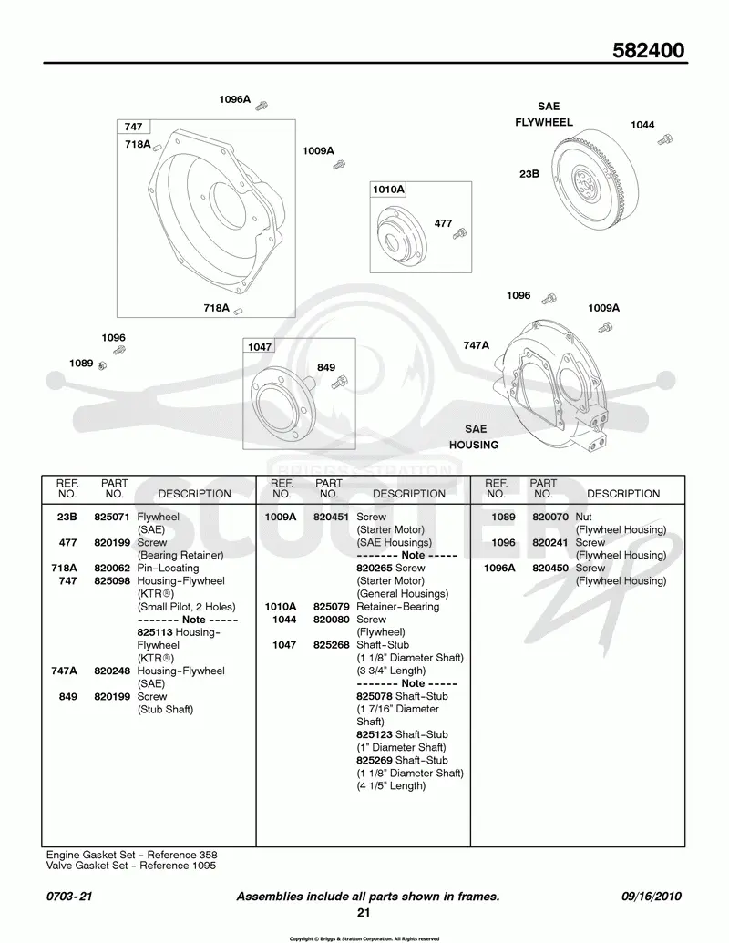 SAE Flywheel, Flywheel Housing