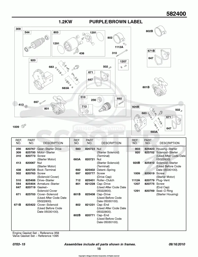 1.2 KW Electric Starter