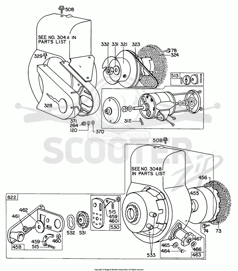 Blower Hsgs,Rewind Starters