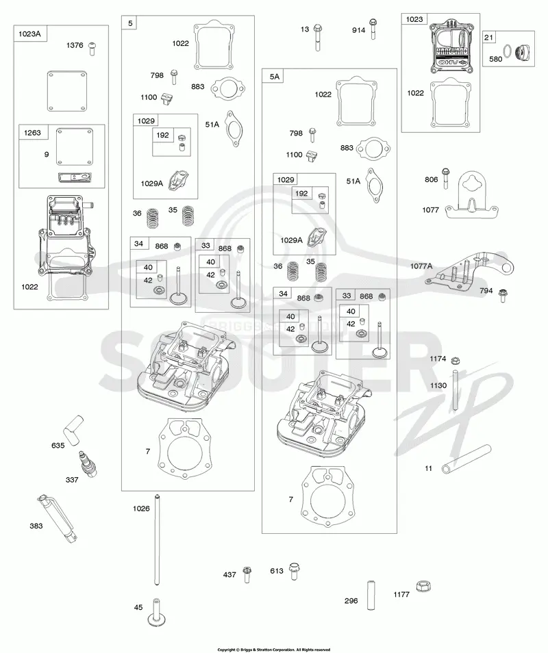 Cylinder Heads, Rocker Covers