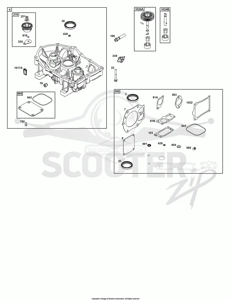 Crankcase Cover/Sump Group