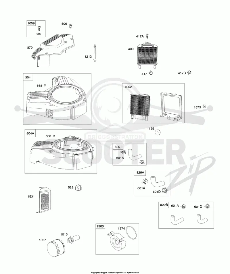 Oil Cooler, Blower Housings