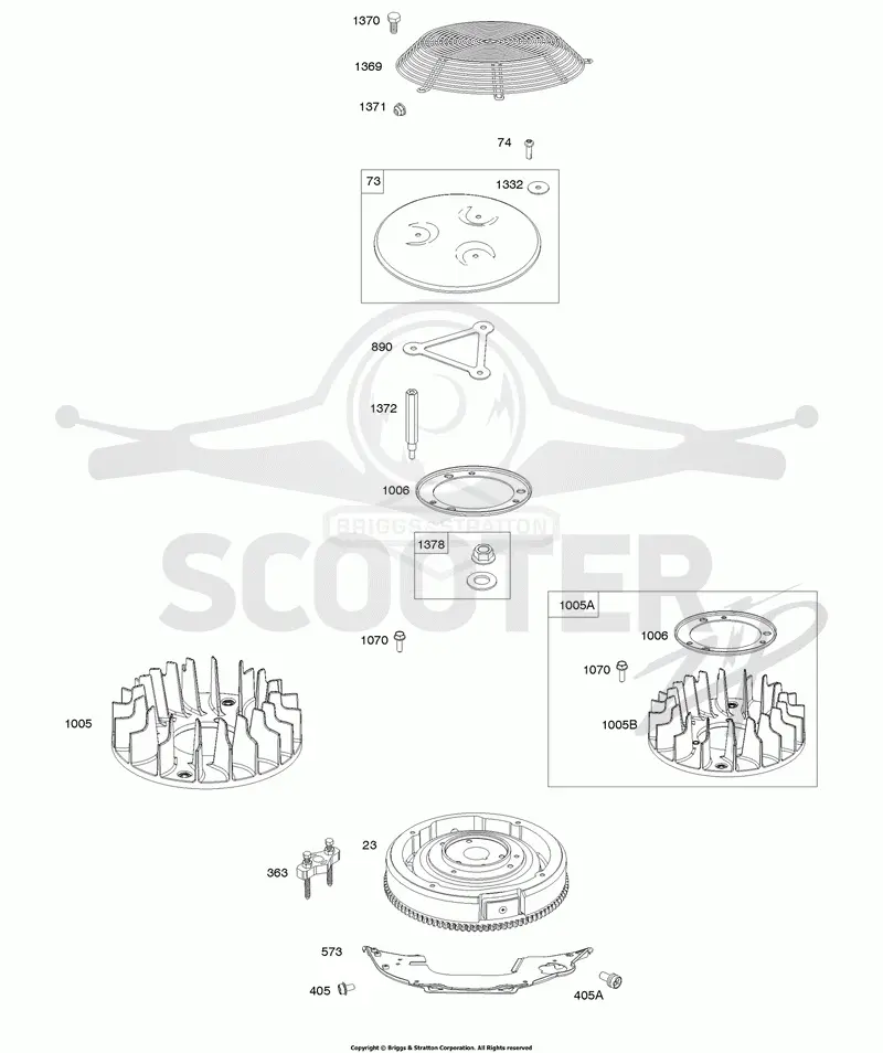 Flywheel, Flywheel Fans, Rotating Screen