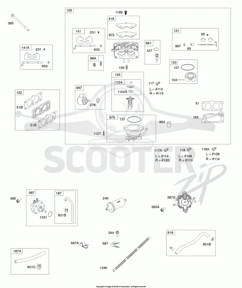 Carburetor, Fuel Supply
