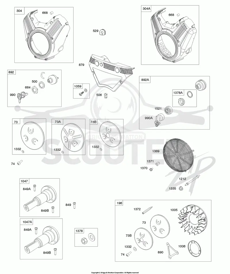 Blower Housings, Rotating Screens, Stub Shafts