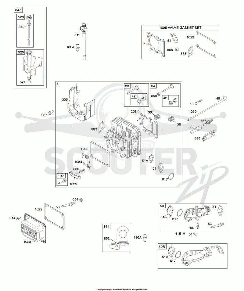Cylinder Head, Gasket Set-Valve, Intake Manifold, Valves