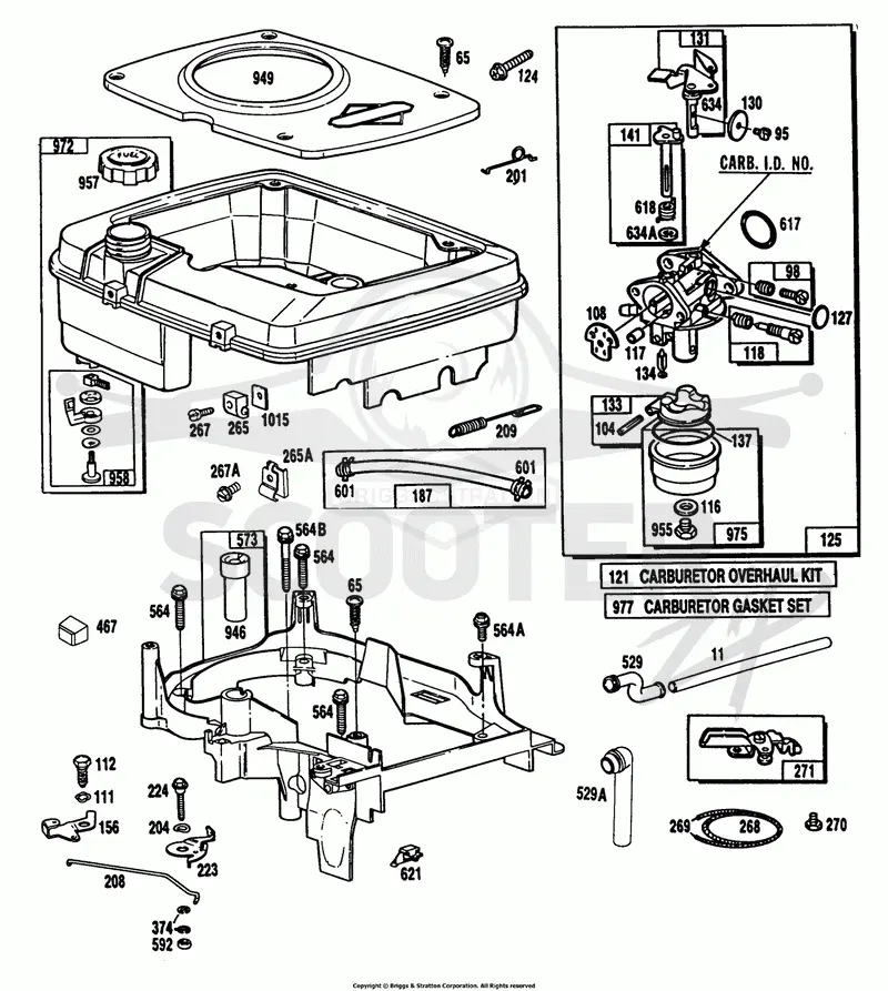 Fuel Tank Assy,Carburetor Assy