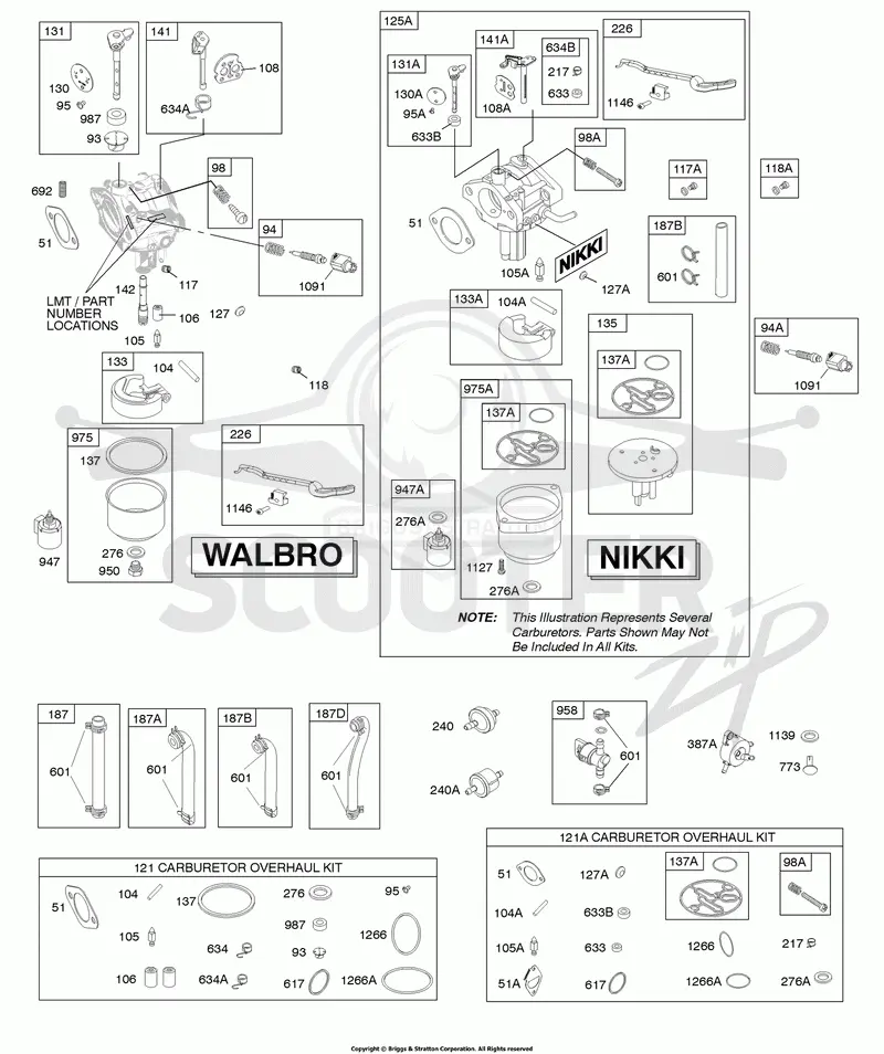 Carburetor, Kit - Carburetor Overhaul