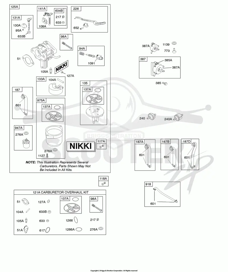 Carburetor, Kit - Carburetor Overhaul