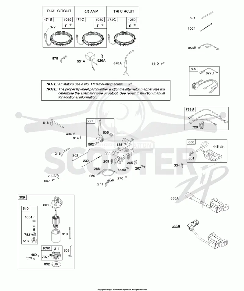 Alternator, Controls, Ignition