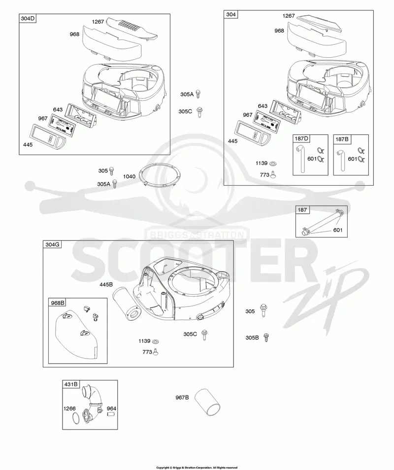 Air Cleaner, Blower Housing