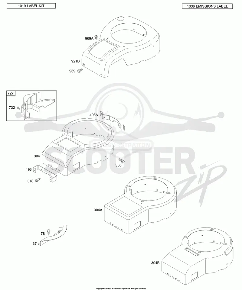 Blower Housing, Blower Housing Cover