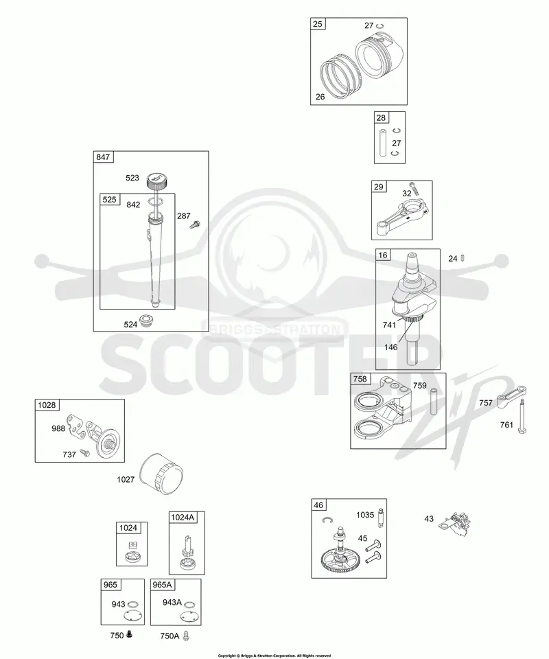 Crankshaft, Piston, Camshaft, Oil