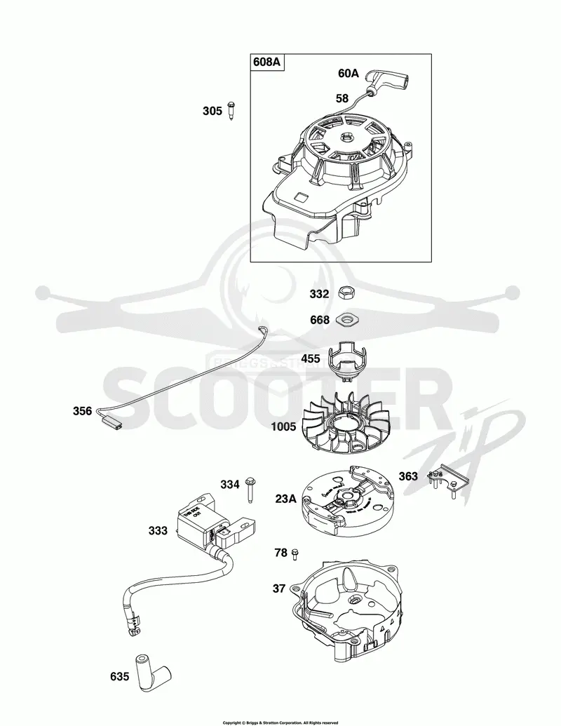 Flywheel, Ignition, and Starter Group