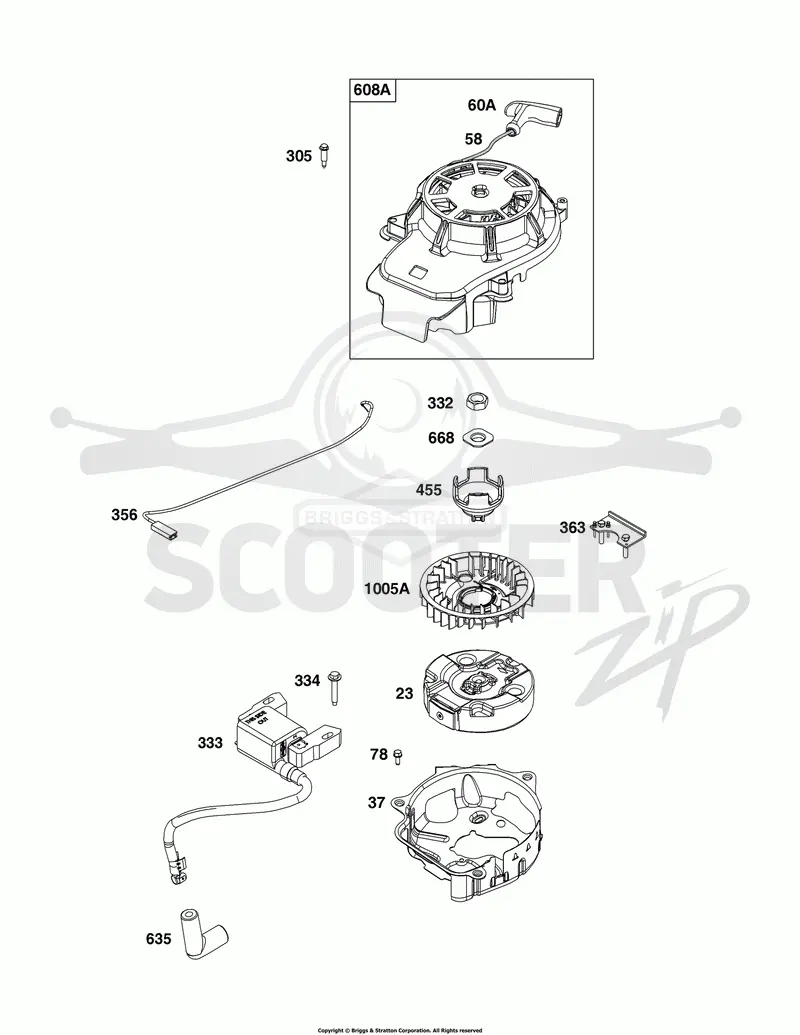 Flywheel, Ignition, and Starter Group