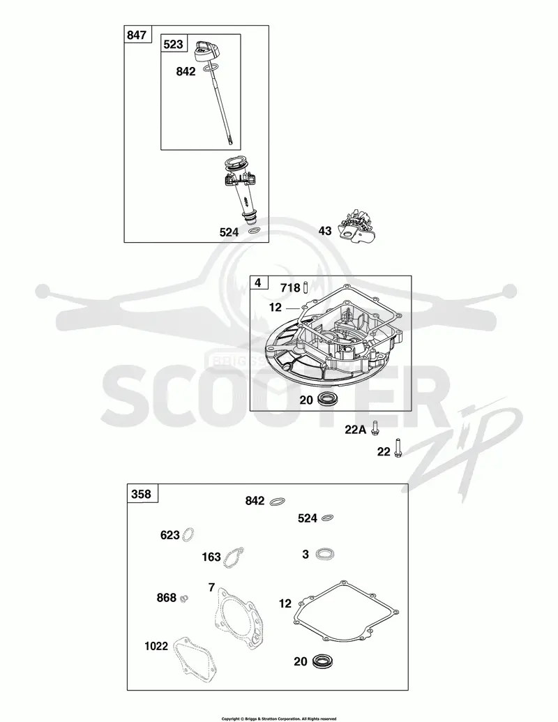 Crankcase Cover/Sump and Lubrication Group