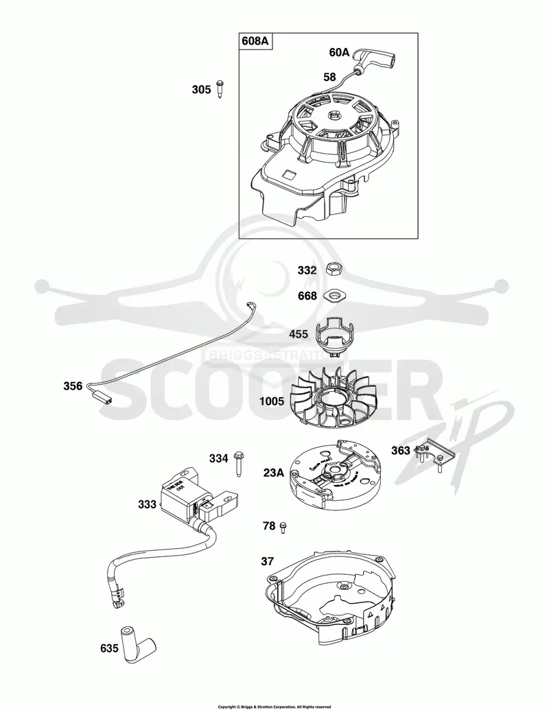 Flywheel, Ignition, and Starter Group