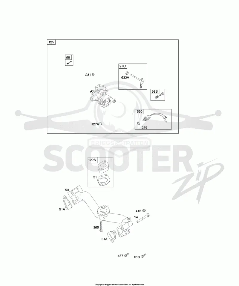 Carburetor, Intake Manifold