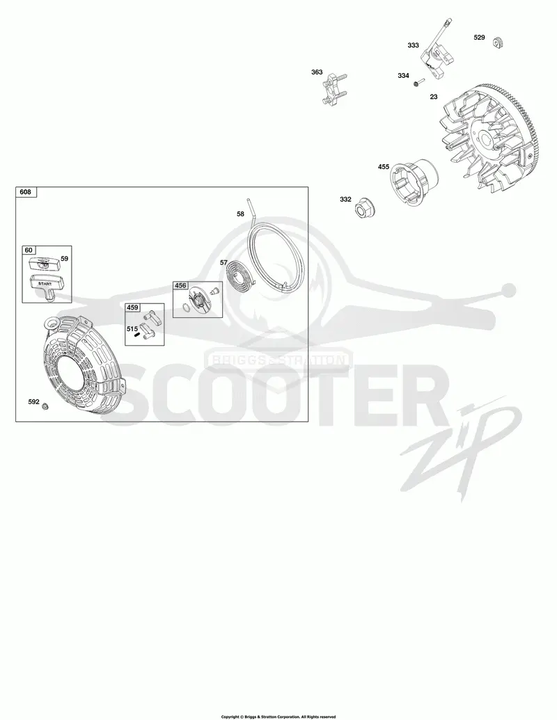 Flywheel, Ignition, and Starter Group