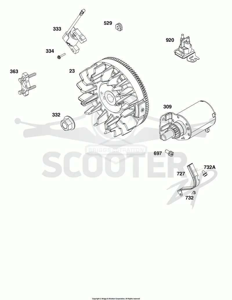 Flywheel, Ignition, and Starter Group